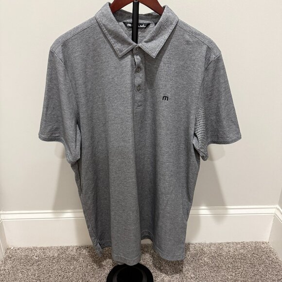 Travis Mathew Standard Grey Polo - Picture 1 of 4